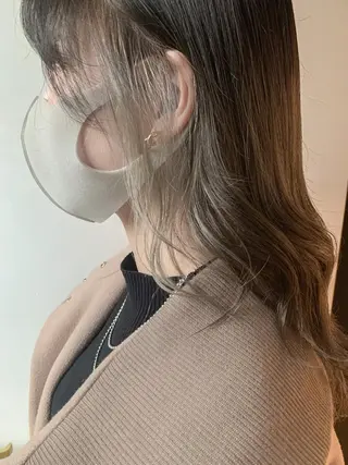 セミロング カラー ヘアアレンジ yuka .のヘアスタイル