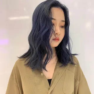 ミディアム カラー share salon JAM 吉祥寺所属・レイヤー/ブリーチ HIKARU ♡のヘアスタイル