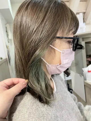 ロング カラー パーマ 海外レイヤー 🇺🇸/ヒナコのヘアスタイル