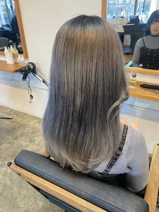 セミロング ショート/ボブ/顔周 りレイヤー/RINAのヘアスタイル