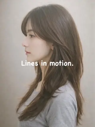 ロング M.SLASH 大元研二のヘアスタイル