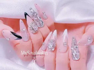 ネイル MxS Nail 【長さだし/フィルイン/マグネット/ワンホンネイル/韓国ネイル/パラジェル】所属・M×S Nail みなのネイルデザイン
