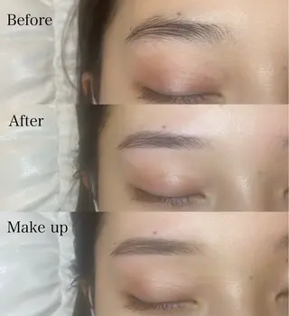 アイブロウ 楜澤 唯菜のマツエク・マツパデザイン