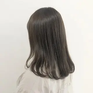 ミディアム カラー お洒落パーマ/ 艶カラー/michiのヘアスタイル