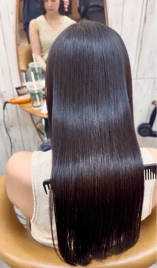 ロング 髪質改善✨縮毛矯正 ショートボブ/ともきのヘアスタイル