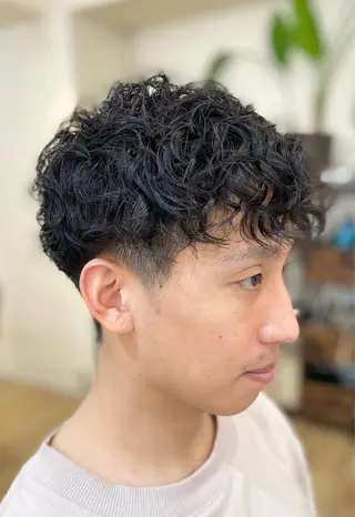 パーマ メンズ メンズスタイル HOSOKAWAのヘアスタイル