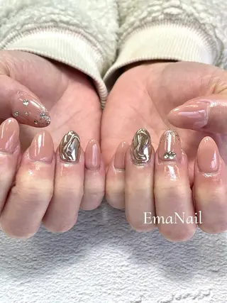 ネイル EmaNail新大阪店所属・EmaNail 新大阪natsumiのネイルデザイン