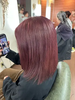 ミディアム カラー インナーカラー指名 No.1菊池柊真のヘアスタイル