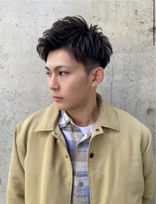 メンズ 大人メンズパーマ メンズ特化　萱原大幹のヘアスタイル