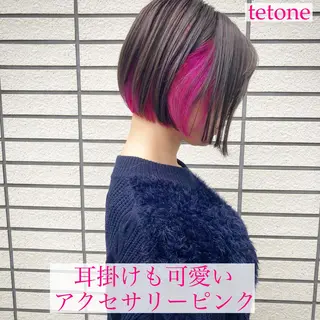 ショート カラー テトネ タカシのヘアスタイル