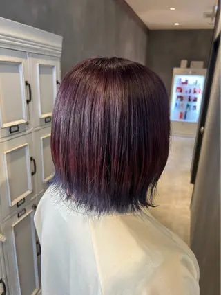 ミディアム カラー レディース特化 ナチュラル☘︎︎芹七のヘアスタイル