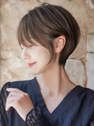 ショート 祝田 巳幸のヘアスタイル