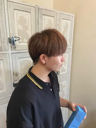 ショート カラー メンズ LE-PLA Citta 大雅のヘアスタイル