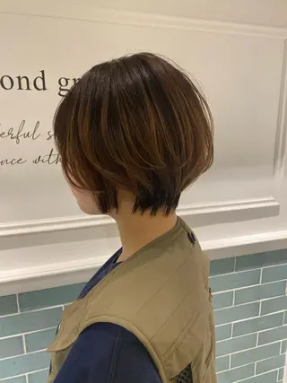 ショート 髪質改善レイヤー/ ボブたんの翔太のヘアスタイル