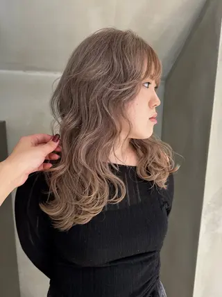 ロング カラー Nikiita所属・mizuki /ケアブリーチのヘアスタイル