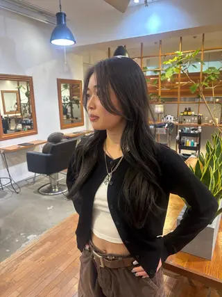 ロング カラー 洋平／ボブカット🆗 25日募集してますのヘアスタイル