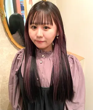 ロング カラー akim kaminoke所属・矢場町 🌟yopiのヘアスタイル