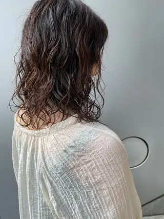 ミディアム パーマ キッズ オトナヘア🌸 harukaのヘアスタイル