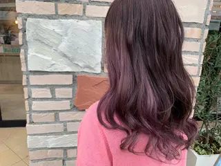 ミディアム カラー 高月 瞭のヘアスタイル