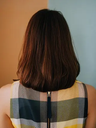 ミディアム 福島 浩司のヘアスタイル