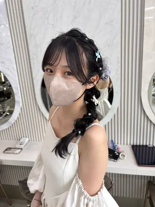 ヘアアレンジ 鈴木 彩莉のヘアスタイル