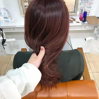 セミロング ＨＩ ROのヘアスタイル