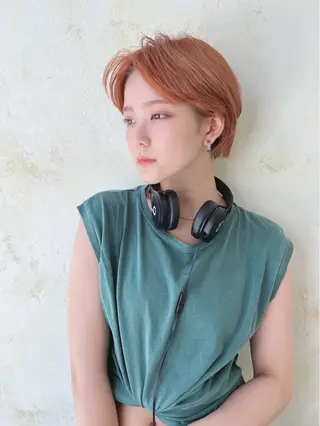 ショート カラー ⭐️ハイトーン/ 骨格カット🍏ころあのヘアスタイル