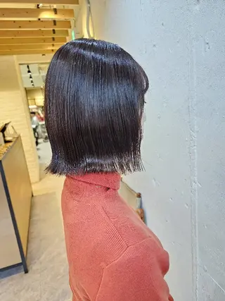 ショート Ayu🐾縮毛矯正/ ブリーチ無しカラーのヘアスタイル