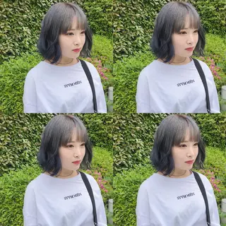 ミディアム カラー ヘアアレンジ ブリーチ/ヘアケア 🪞TAKUMA🪞のヘアスタイル