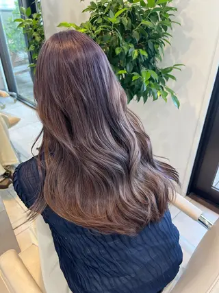 ロング カラー 🌝ぷる艶ハイトーン 柔らかヘア🍅まあやのヘアスタイル