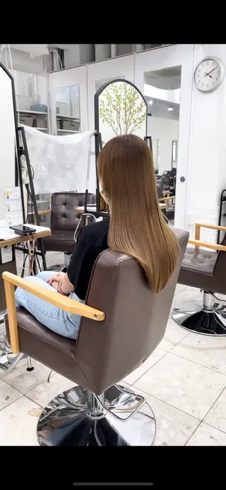 ロング カラー カラー特化サロン ピリナ相武台前のヘアスタイル