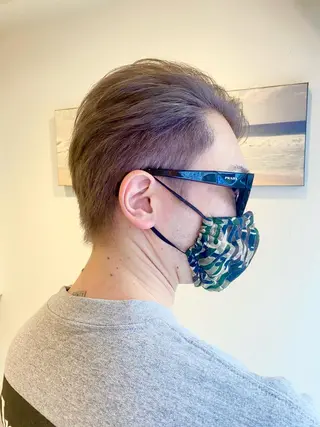 カラー メンズ kawabe maikoのヘアスタイル