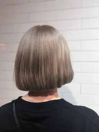 ショート 🤍髪質改善➕透明感 カラー🤍川上葵のヘアスタイル