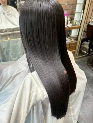 ロング カラー 矢ノ中 空梧のヘアスタイル