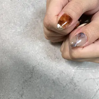 ネイル 𝑡𝑖𝑎𝑚𓂃 きむらゆきののネイルデザイン