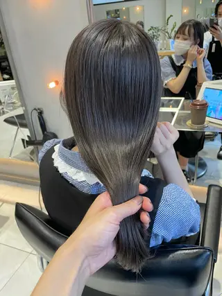 ロング カラー SALOWIN表参道　arist店所属・柔らか透け感カラー 🌿ムロヤリョウスケのヘアスタイル