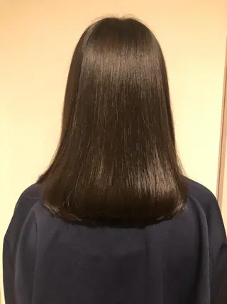 セミロング 田中 瑞妃のヘアスタイル