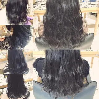 ロング カラー 荒木 依莉亜のヘアスタイル