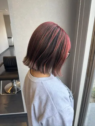 ミディアム 髪質改善⚡️カラー 🍀武久 誠🍀のヘアスタイル