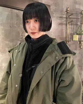 ショート haco＋所属・圧倒的デザイン力 店長🎨RENAのヘアスタイル