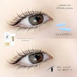 マツエク・マツパ eyelist harukaのマツエク・マツパデザイン