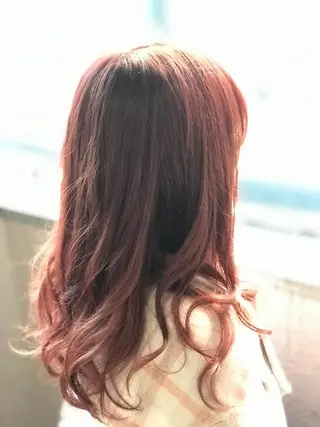 ロング カラー 渋谷宮益坂 omoのヘアスタイル