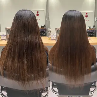 セミロング 髪質改善ヘアケア 艶髪特化/上田のヘアスタイル