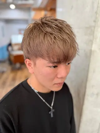 ショート カラー ヘアアレンジ メンズ レイヤー/髪質改善/ メンズ/KEIGOのヘアスタイル