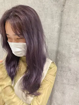 ロング カラー 💙ルル💙 ハイトーン/レイヤーのヘアスタイル