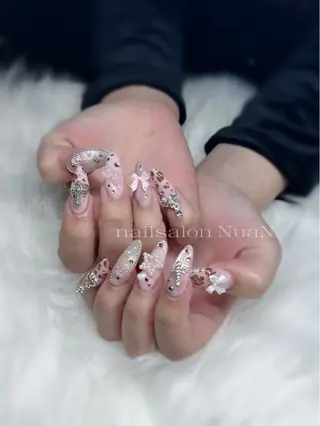 ネイル NuaN ミニモ停止中のネイルデザイン