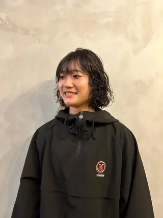 ミディアム カラー パーマ 🌿ボブ パーマ高橋啓太🌿のヘアスタイル