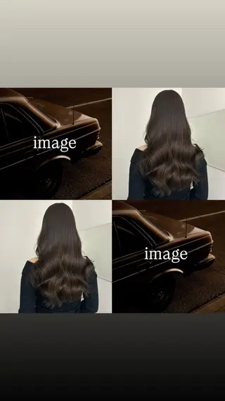 ロング 艶感カラー/ senri.のヘアスタイル