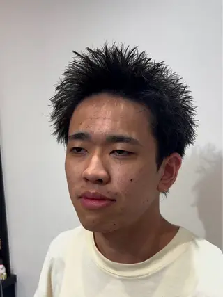 ショート メンズ 【店長】メンズ職人 短髪　ハイトーン🔥のヘアスタイル