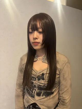 ロング 野尻 暖のヘアスタイル